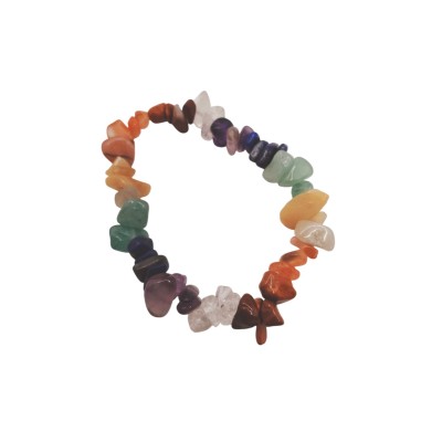 Pulsera de 7 chakra,siete minerales variados