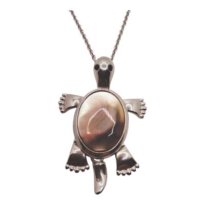 Colgante tortuga nácar