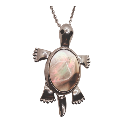 Colgante tortuga nácar