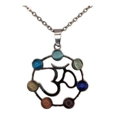 Mandala ojo de gato Om