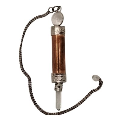 Péndulo de cuarzos radiostesia y cobre