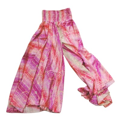 Pantalón falda hindú de seda