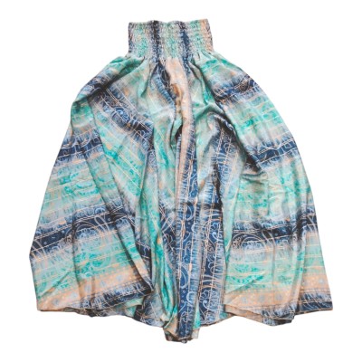 Pantalón falda de seda