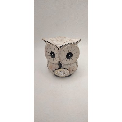 Búhos de madera medianos