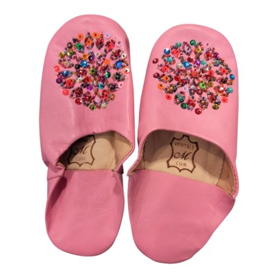 Babucha de piel uso interior