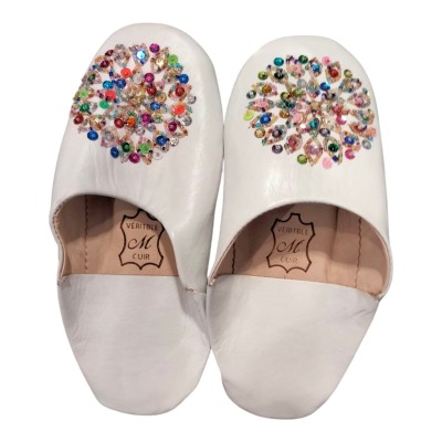 Babucha de piel uso interior