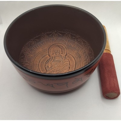 Cuenco tibetano de cuatro metales