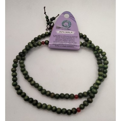 Japa mala de madera