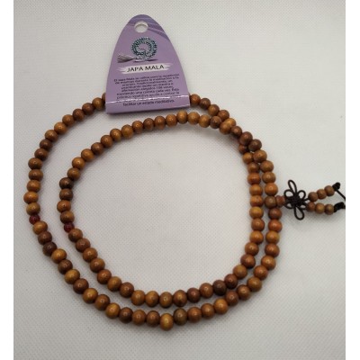 Japa mala de madera