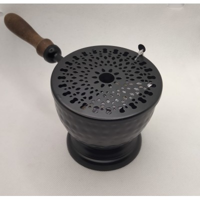 Incensario metálico, combustión máxima