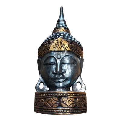 Busto buda madera