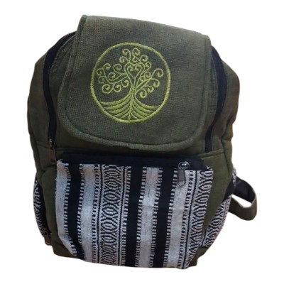 Mochila nepalí del árbol de la vida