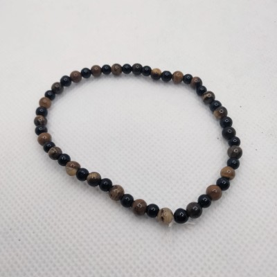 Turmalina negra y ojo tigre