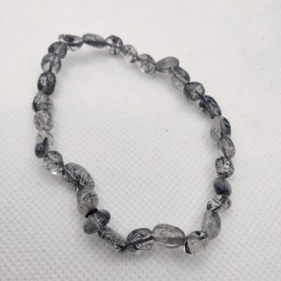 Cuarzo blanco turmalinizado