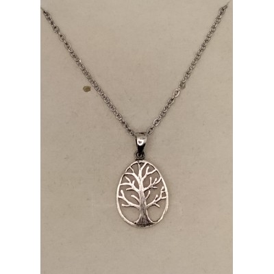 Colgante árbol de la vida plata