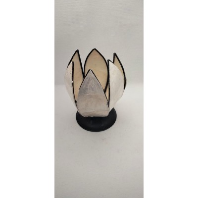 Portavela de concha nacar