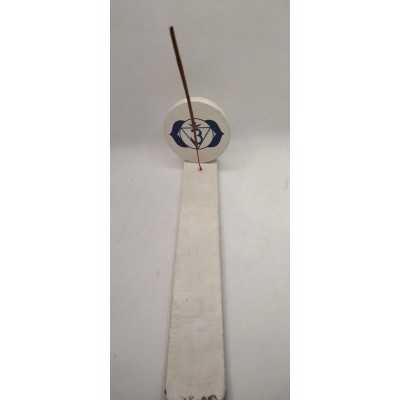 Porta-incienso de madera "Chacra azul"