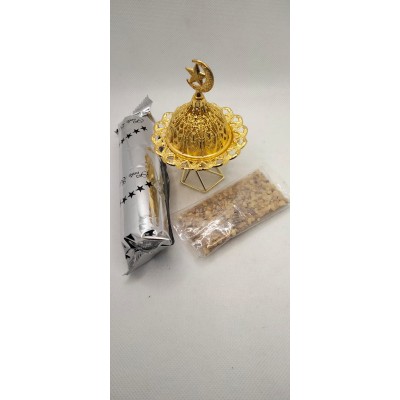 Set quemador ,incienso y carbón