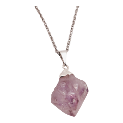 Colgante punta natural amatista