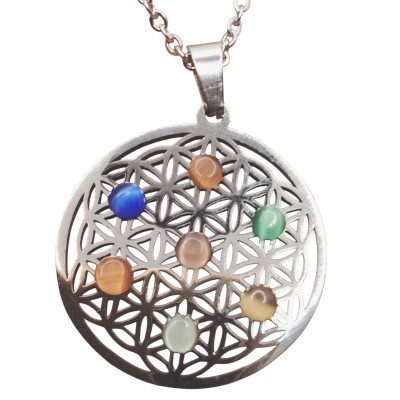 La flor de la vida con ojos de gato