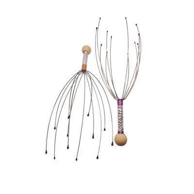 Masajeadores de cabeza metálicos